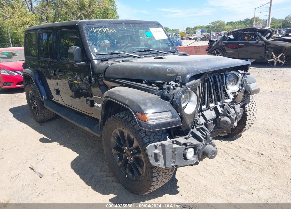 2021 JEEP WRANGLER 4XE UNLIMITED SAHARA 4X4 VIN: 1C4JJXP68MW705264
