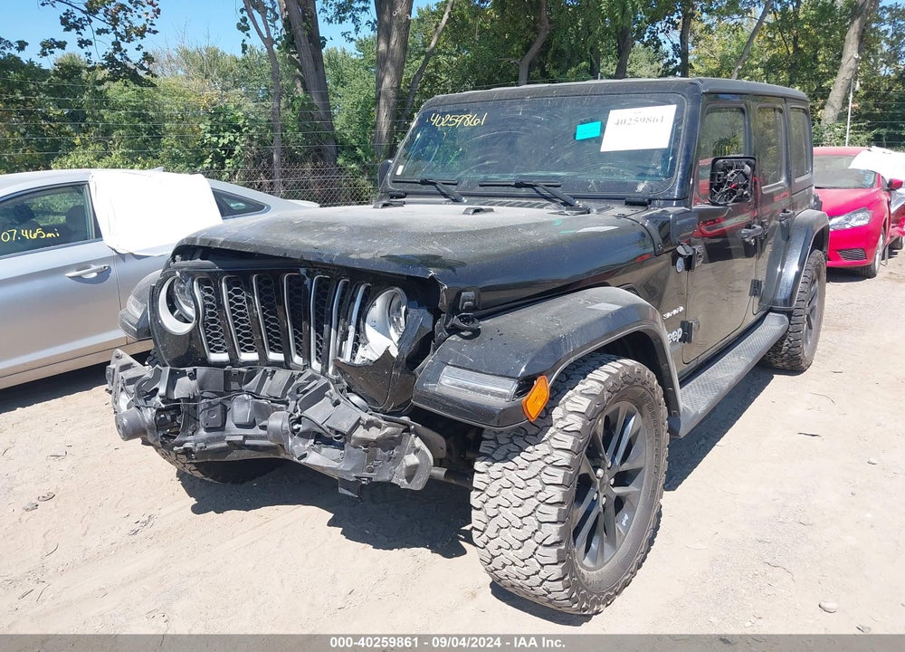 2021 JEEP WRANGLER 4XE UNLIMITED SAHARA 4X4 VIN: 1C4JJXP68MW705264