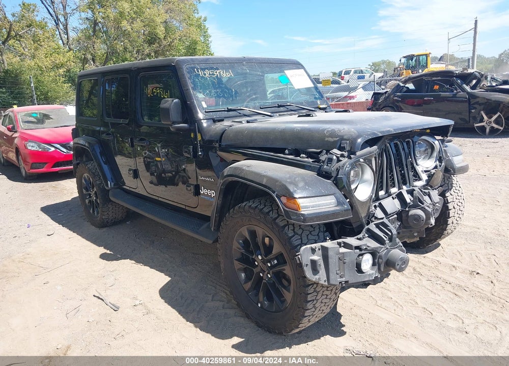 2021 JEEP WRANGLER 4XE UNLIMITED SAHARA 4X4 VIN: 1C4JJXP68MW705264