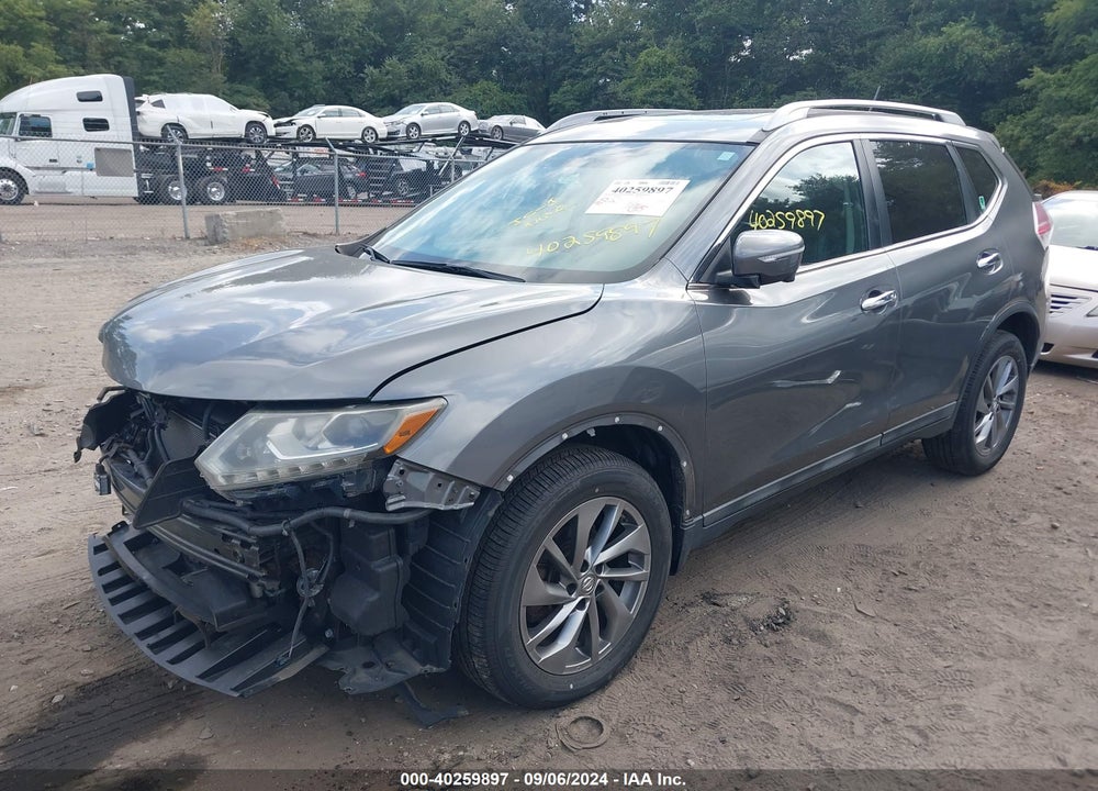 2015 NISSAN ROGUE SL VIN: 5N1AT2MV6FC906959
