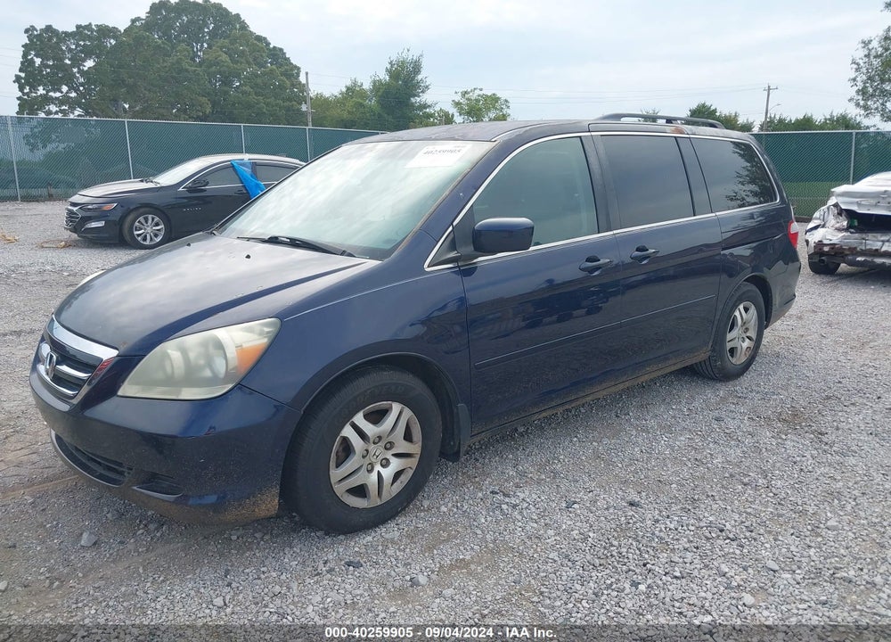 2007 HONDA ODYSSEY EX VIN: 5FNRL38497B058949