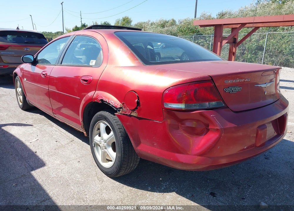 2005 CHRYSLER SEBRING VIN: 1C3EL46X45N563575