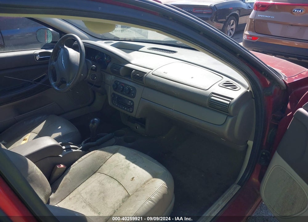 2005 CHRYSLER SEBRING VIN: 1C3EL46X45N563575