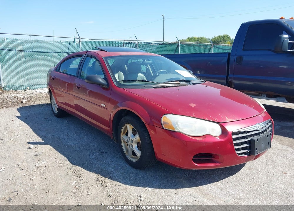 2005 CHRYSLER SEBRING VIN: 1C3EL46X45N563575