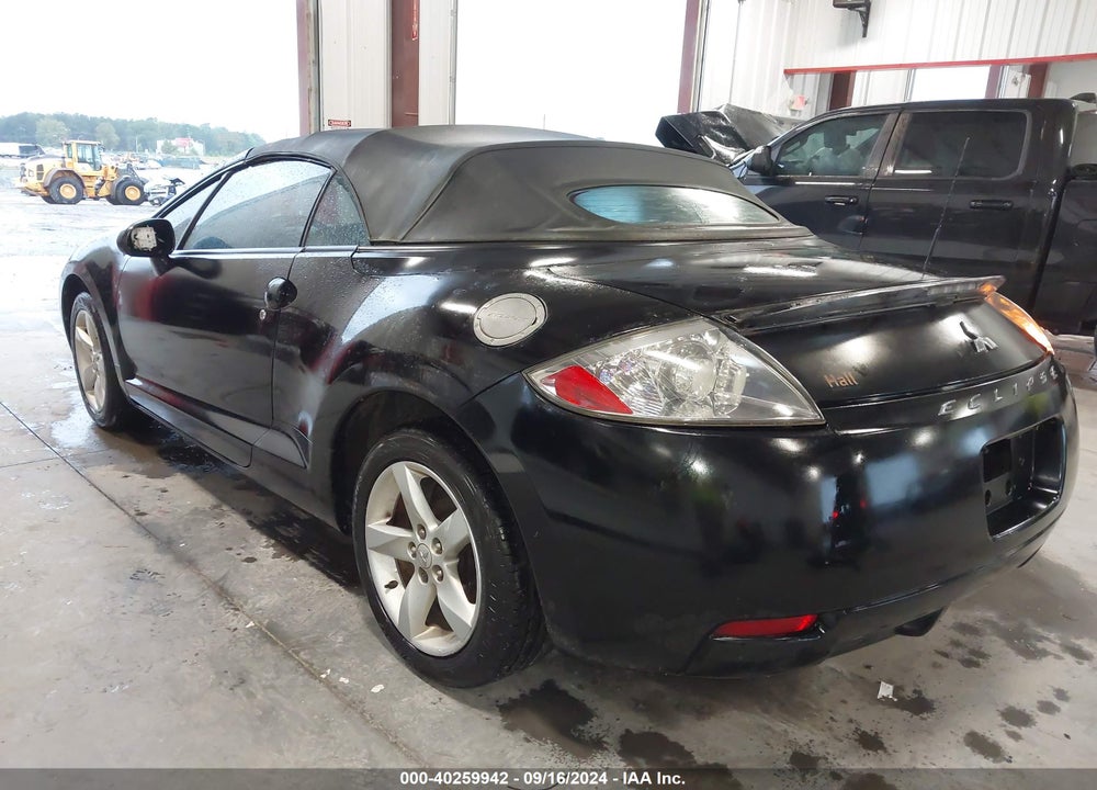 2007 MITSUBISHI ECLIPSE SPYDER GS VIN: 4A3AL25F17E012348