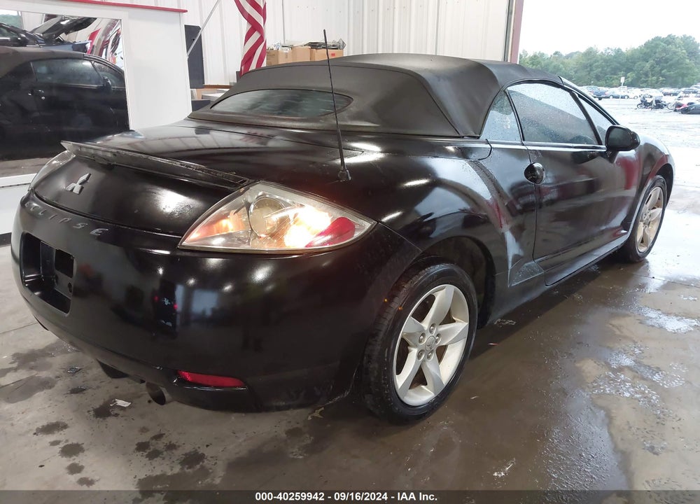 2007 MITSUBISHI ECLIPSE SPYDER GS VIN: 4A3AL25F17E012348