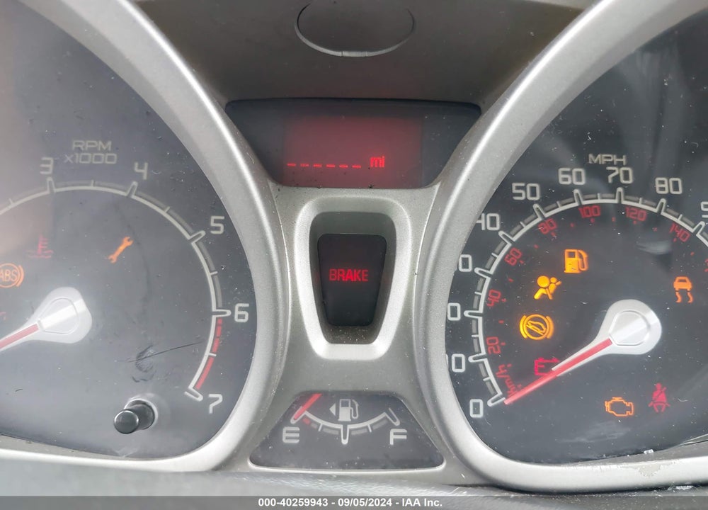 2011 FORD FIESTA SE VIN: 3FADP4EJ4BM219295