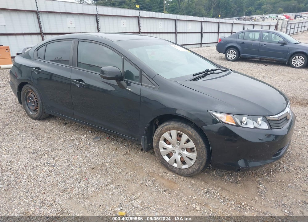 2012 HONDA CIVIC LX VIN: 2HGFB2F53CH590084