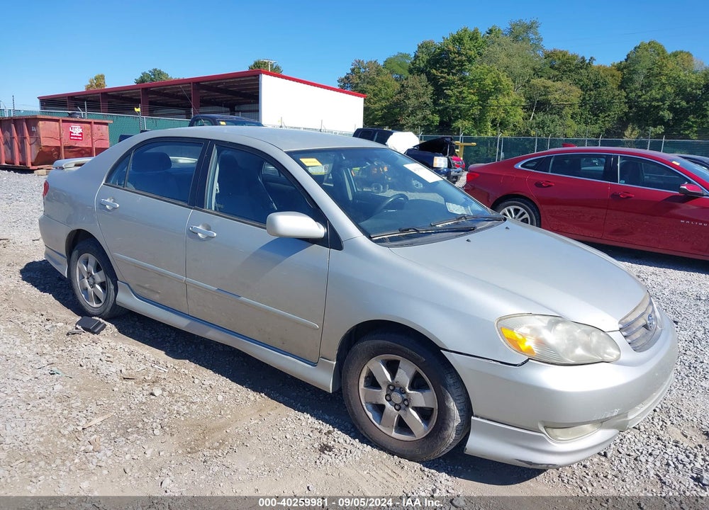 2004 TOYOTA COROLLA S VIN: 2T1BR32E44C247767
