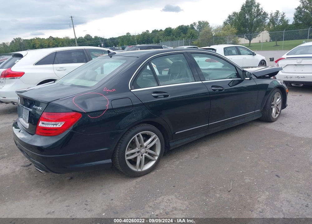 2014 MERCEDES-BENZ C 300 LUXURY 4MATIC/SPORT 4MATIC VIN: WDDGF8AB4EA952891