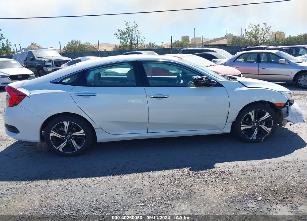 2016 HONDA CIVIC TOURING VIN: 19XFC1F99GE221501
