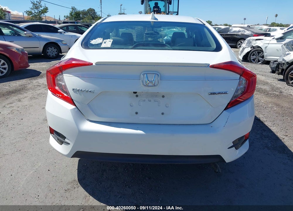2016 HONDA CIVIC TOURING VIN: 19XFC1F99GE221501