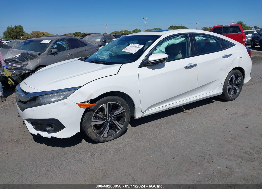 2016 HONDA CIVIC TOURING VIN: 19XFC1F99GE221501