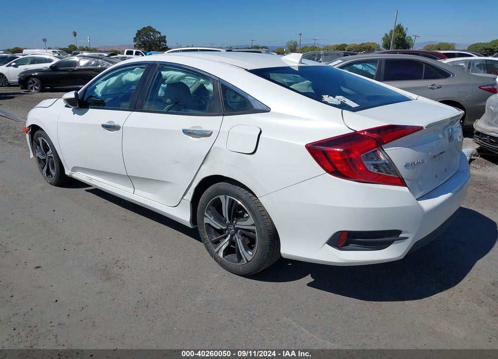 2016 HONDA CIVIC TOURING VIN: 19XFC1F99GE221501