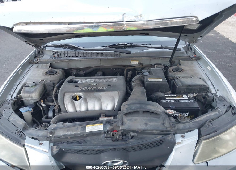 2007 HYUNDAI SONATA GLS VIN: 5NPET46C77H262343