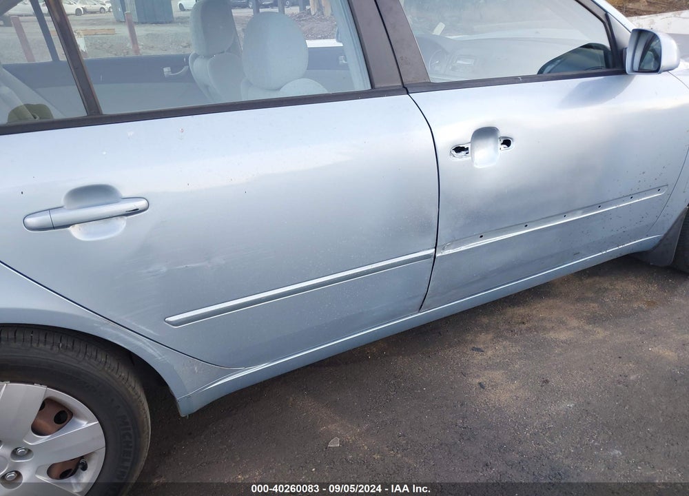 2007 HYUNDAI SONATA GLS VIN: 5NPET46C77H262343