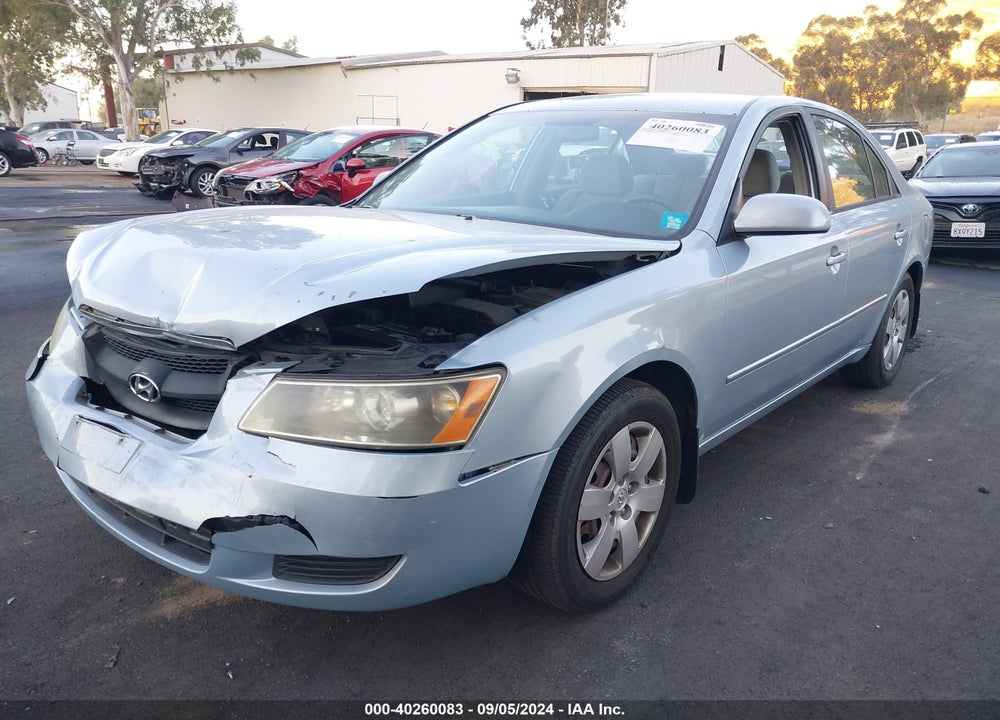 2007 HYUNDAI SONATA GLS VIN: 5NPET46C77H262343