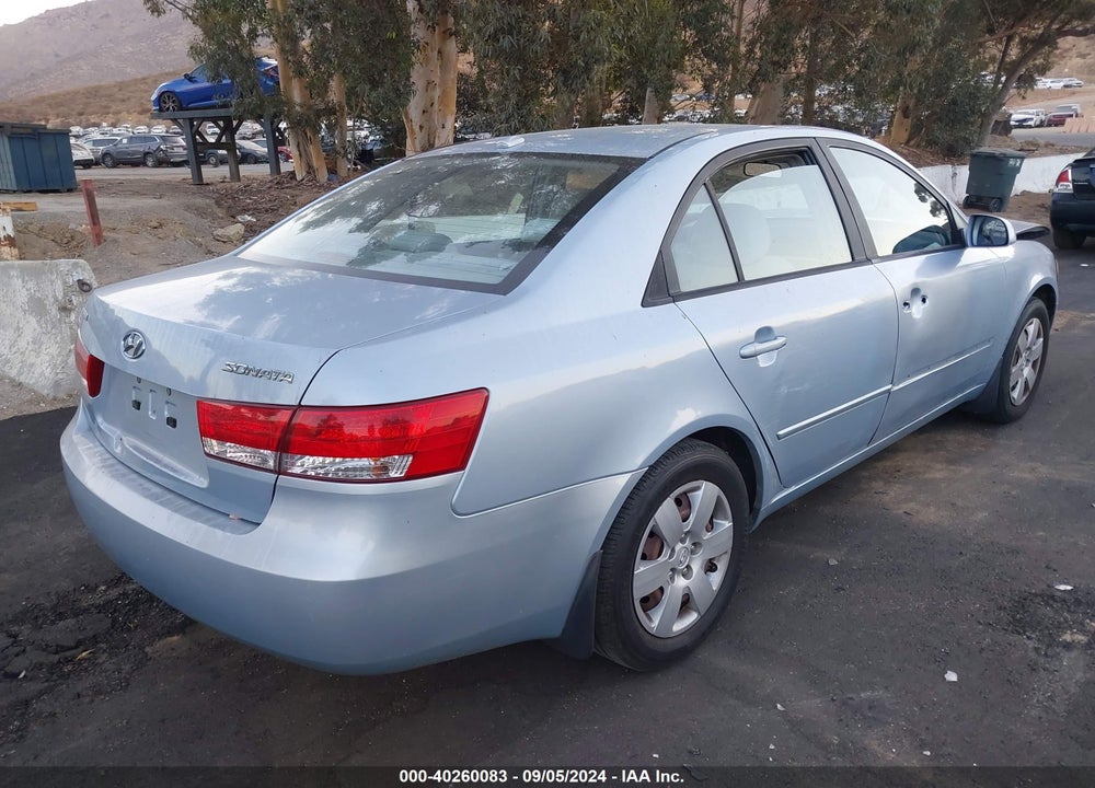 2007 HYUNDAI SONATA GLS VIN: 5NPET46C77H262343