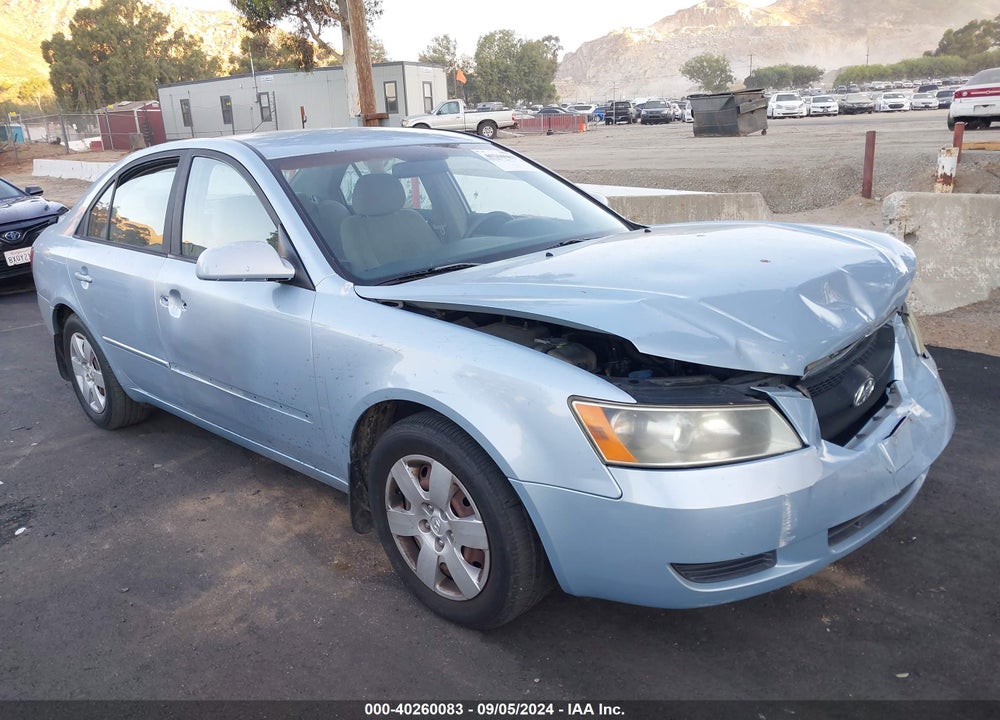2007 HYUNDAI SONATA GLS VIN: 5NPET46C77H262343