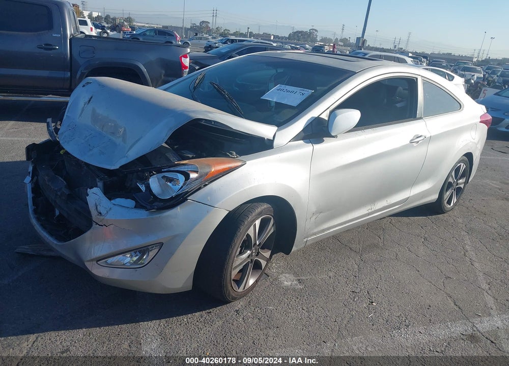 2013 HYUNDAI ELANTRA VIN: KMHDH6AE2DU009851