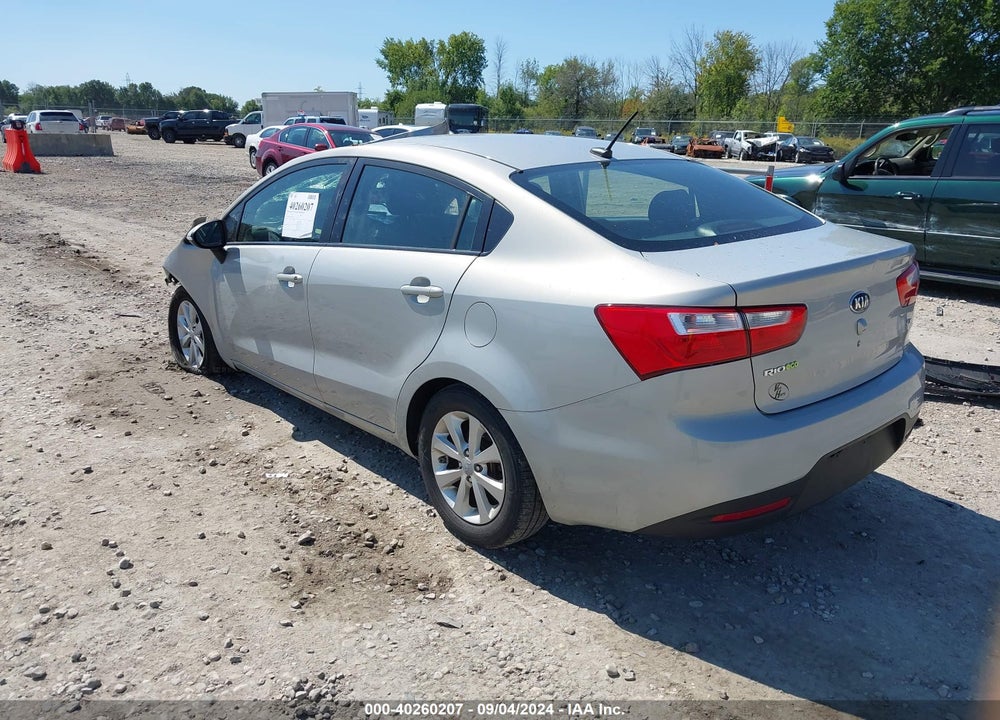 2013 KIA RIO EX VIN: KNADN4A36D6178689