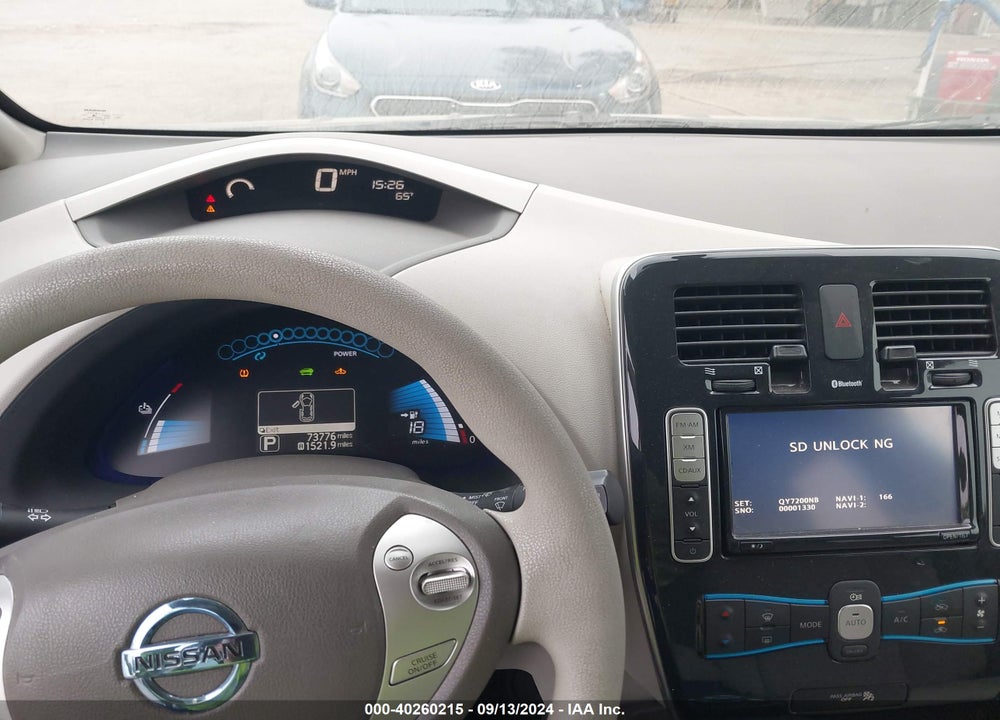 2011 NISSAN LEAF SL VIN: JN1AZ0CP3BT007015