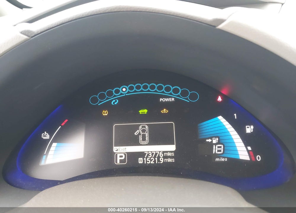 2011 NISSAN LEAF SL VIN: JN1AZ0CP3BT007015