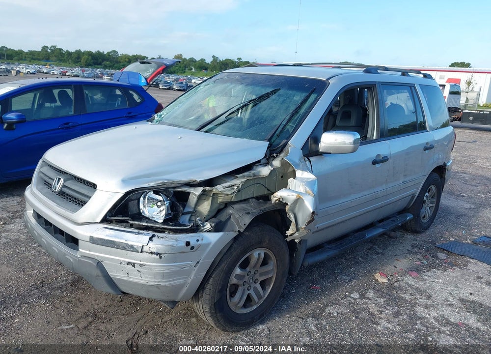 2003 HONDA PILOT EX-L VIN: 2HKYF18673H595887