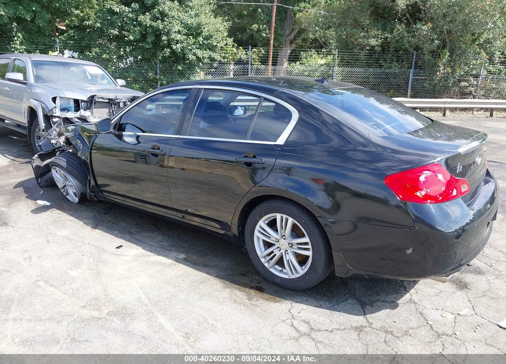2011 INFINITI G25X VIN: JN1DV6AR9BM451087