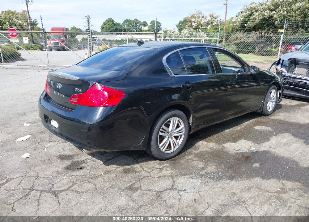 2011 INFINITI G25X VIN: JN1DV6AR9BM451087