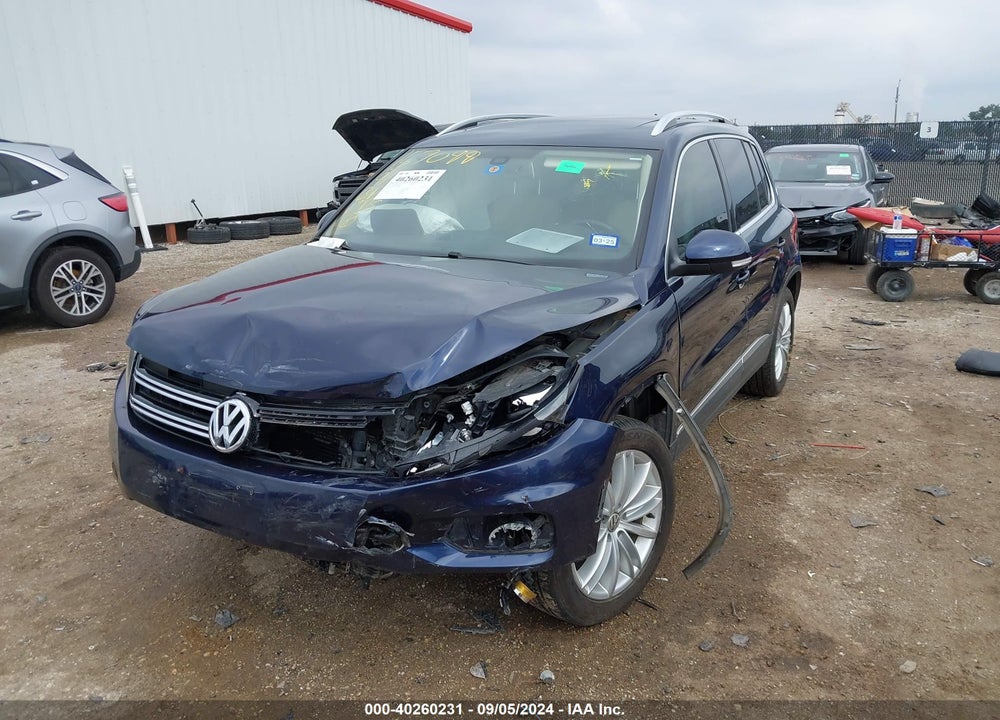 2016 VOLKSWAGEN TIGUAN SE VIN: WVGBV7AX9GW563890