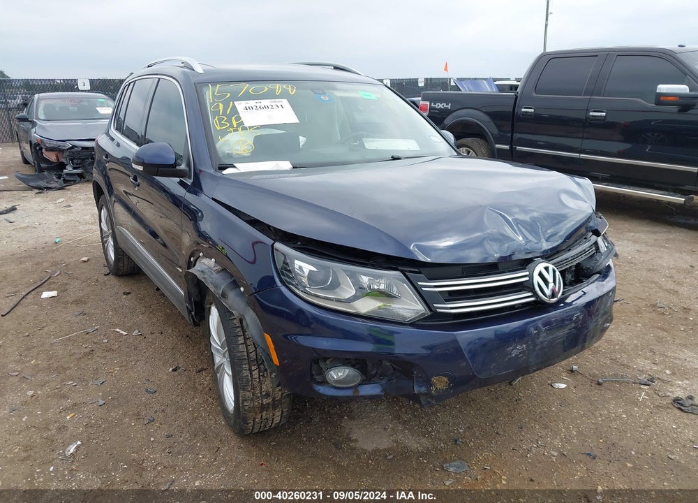 2016 VOLKSWAGEN TIGUAN SE VIN: WVGBV7AX9GW563890