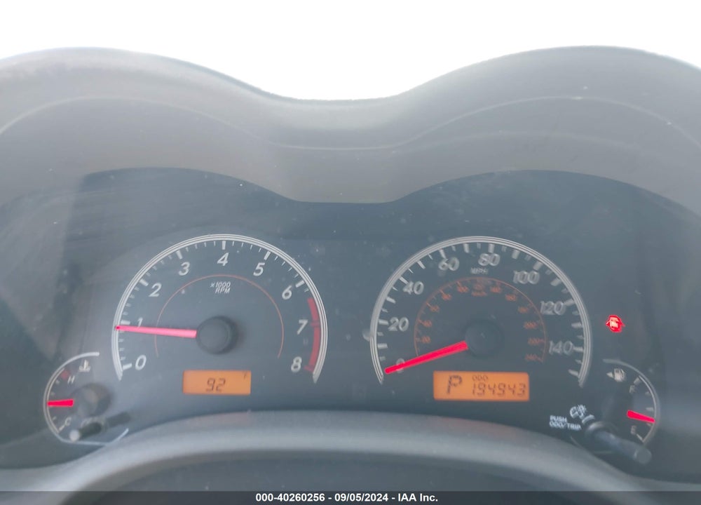 2010 TOYOTA COROLLA XLE VIN: 1NXBU4EE3AZ237872