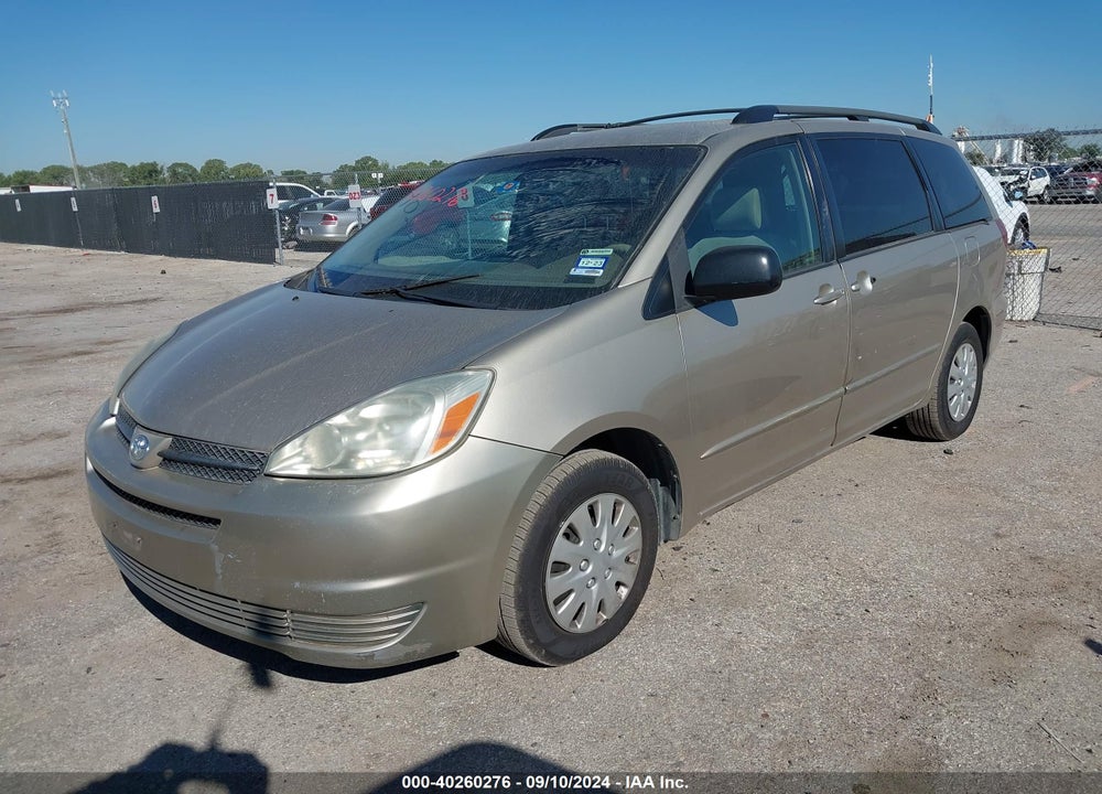 2005 TOYOTA SIENNA LE VIN: 5TDZA23C55S284347