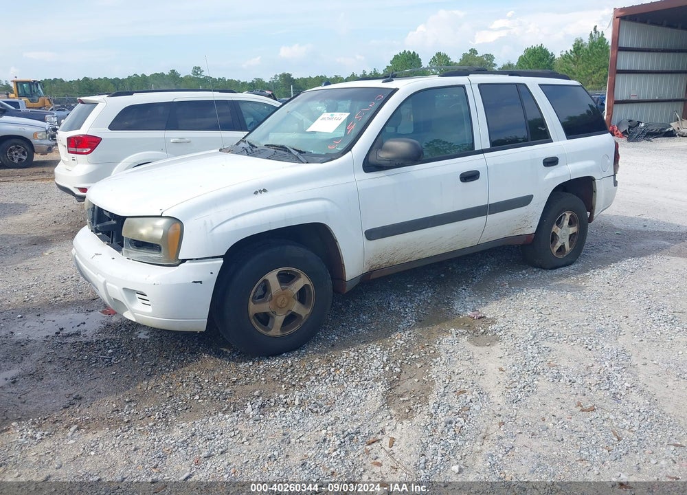2005 CHEVROLET TRAILBLAZER LS VIN: 1GNDS13S652299947