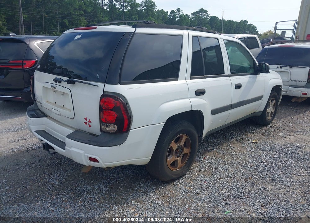 2005 CHEVROLET TRAILBLAZER LS VIN: 1GNDS13S652299947