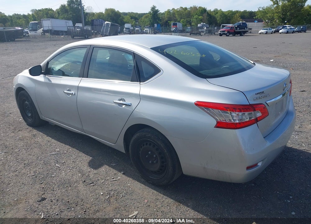 2015 NISSAN SENTRA S VIN: 3N1AB7AP6FY350172