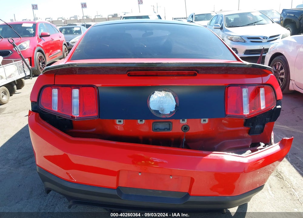 2012 FORD MUSTANG BOSS 302 VIN: 1ZVBP8CU8C5248552