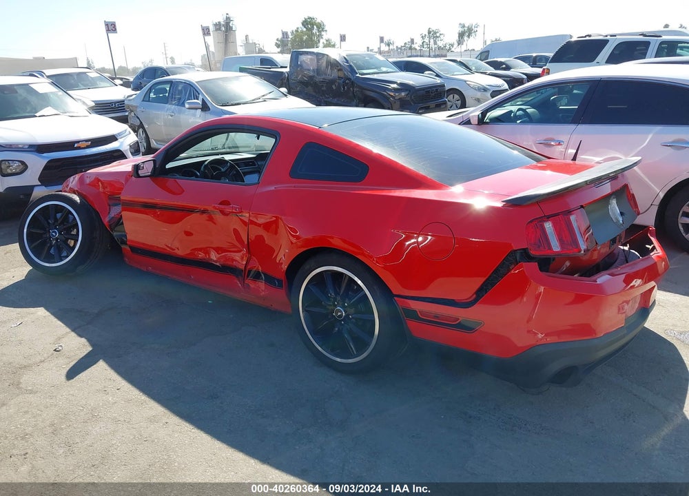 2012 FORD MUSTANG BOSS 302 VIN: 1ZVBP8CU8C5248552