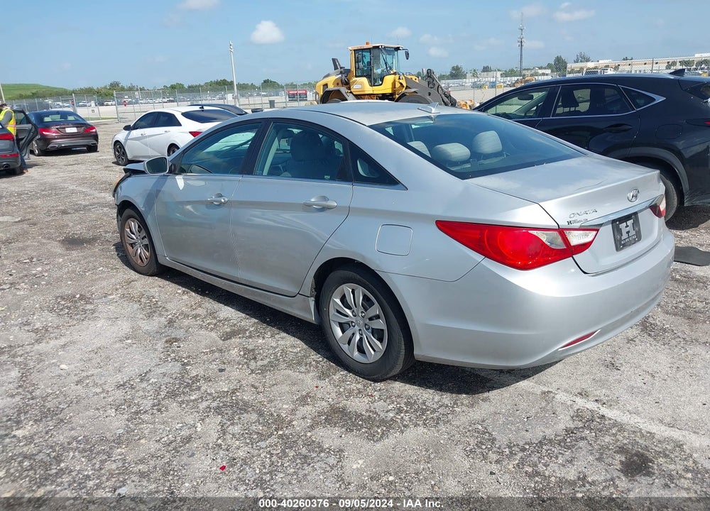 2012 HYUNDAI SONATA GLS VIN: 5NPEB4AC6CH405576