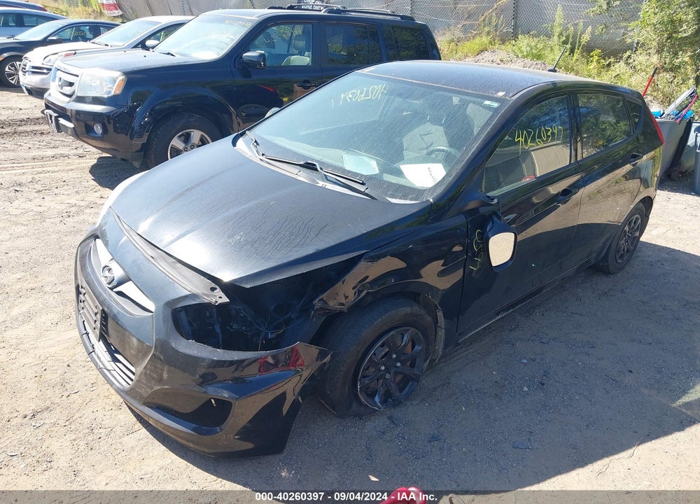 2013 HYUNDAI ACCENT GS VIN: KMHCT5AE4DU127081
