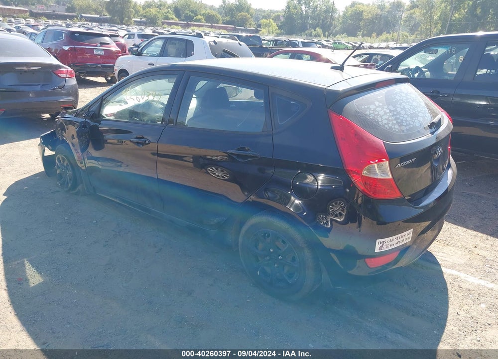 2013 HYUNDAI ACCENT GS VIN: KMHCT5AE4DU127081