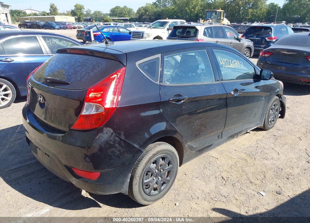 2013 HYUNDAI ACCENT GS VIN: KMHCT5AE4DU127081