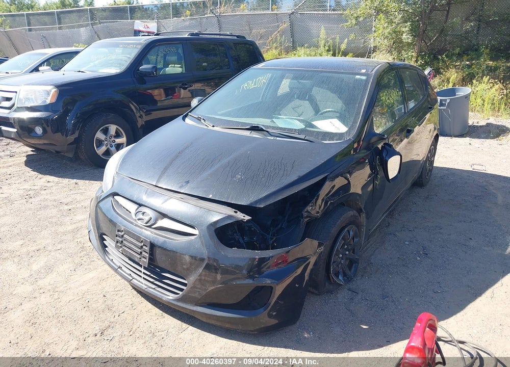 2013 HYUNDAI ACCENT GS VIN: KMHCT5AE4DU127081