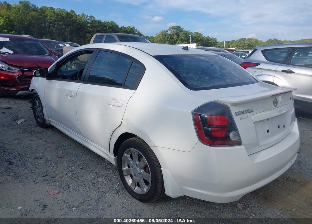 2012 NISSAN SENTRA 2.0 SR VIN: 3N1AB6AP5CL695227