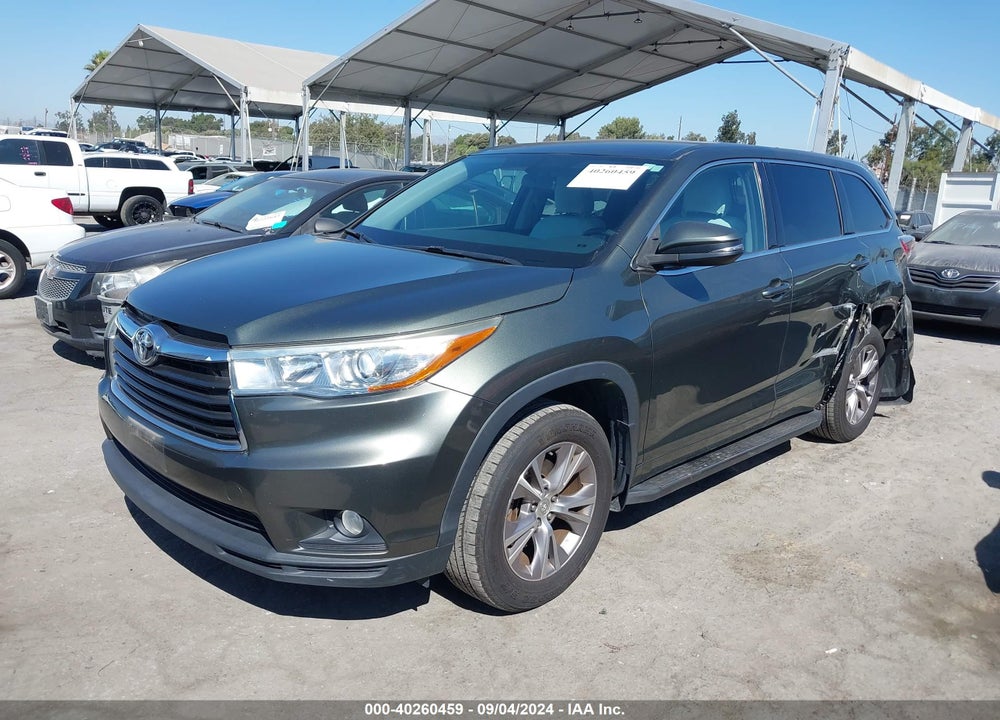 2015 TOYOTA HIGHLANDER LE PLUS V6 VIN: 5TDZKRFHXFS063843
