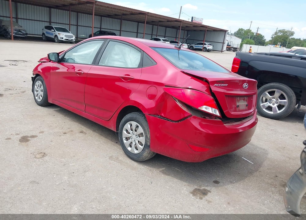 2017 HYUNDAI ACCENT SE VIN: KMHCT4AE1HU278461