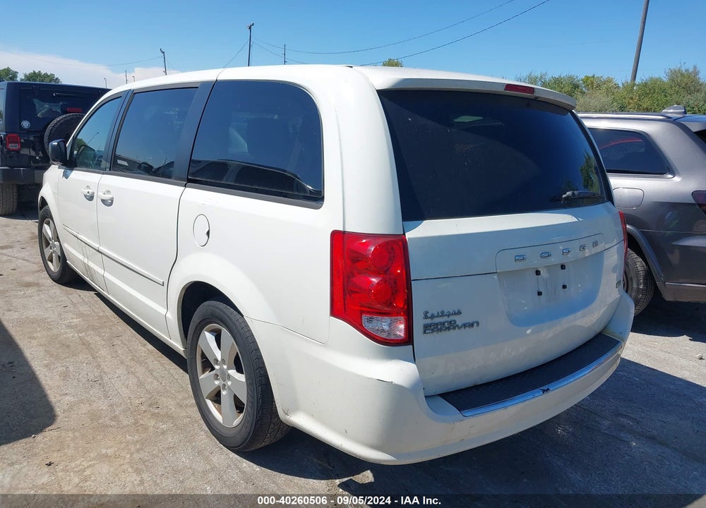 2013 DODGE GRAND CARAVAN SE VIN: 2C4RDGBG8DR763460