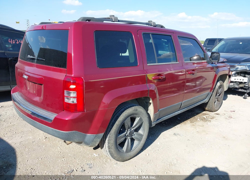 2014 JEEP PATRIOT LATITUDE VIN: 1C4NJPFA6ED620444