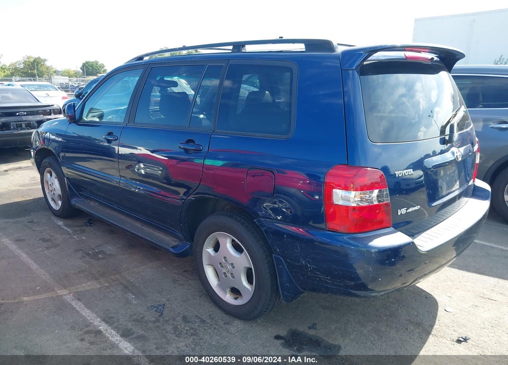 2004 TOYOTA HIGHLANDER LIMITED V6 VIN: JTEEP21A240001494